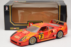 Ferrari F40 Evoluzione #3 Brummel Vermelho 1987 Bburago 1:18 3022-P2 Metal - imagem 8 de 8