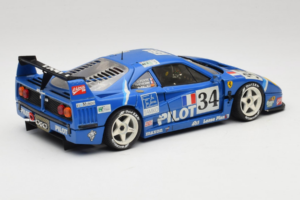 Ferrari F40 Evoluzione #34 Azul Custom 1987 Bburago 1:18 3032-C1 Metal - imagem 3 de 8