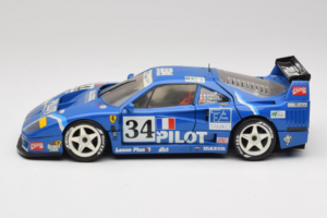 Ferrari F40 Evoluzione #34 Azul Custom 1987 Bburago 1:18 3032-C1 Metal - imagem 4 de 8