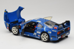 Ferrari F40 Evoluzione #34 Azul Custom 1987 Bburago 1:18 3032-C1 Metal - imagem 5 de 8