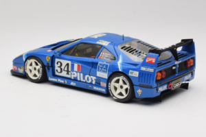 Ferrari F40 Evoluzione #34 Azul Custom 1987 Bburago 1:18 3032-C1 Metal - imagem 7 de 8