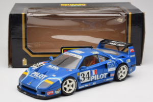 Ferrari F40 Evoluzione #34 Azul Custom 1987 Bburago 1:18 3032-C1 Metal - imagem 8 de 8