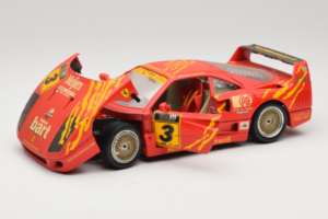 Ferrari F40 #3 F. Kroymans Ferrari Imports Kroymans BBS Wheels Vermelho 1987 Bburago 1:18 3032-H1 Metal - imagem 2 de 8
