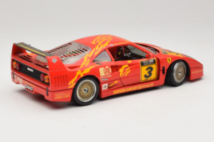 Ferrari F40 #3 F. Kroymans Ferrari Imports Kroymans BBS Wheels Vermelho 1987 Bburago 1:18 3032-H1 Metal - imagem 3 de 8