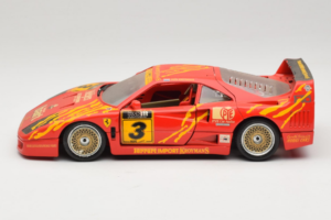Ferrari F40 #3 F. Kroymans Ferrari Imports Kroymans BBS Wheels Vermelho 1987 Bburago 1:18 3032-H1 Metal - imagem 4 de 8