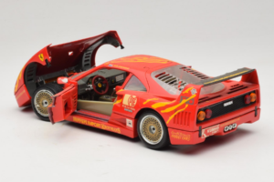 Ferrari F40 #3 F. Kroymans Ferrari Imports Kroymans BBS Wheels Vermelho 1987 Bburago 1:18 3032-H1 Metal - imagem 5 de 8