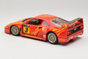 Ferrari F40 #3 F. Kroymans Ferrari Imports Kroymans BBS Wheels Vermelho 1987 Bburago 1:18 3032-H1 Metal - imagem 7 de 8
