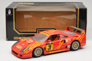 Ferrari F40 #3 F. Kroymans Ferrari Imports Kroymans BBS Wheels Vermelho 1987 Bburago 1:18 3032-H1 Metal - imagem 8 de 8
