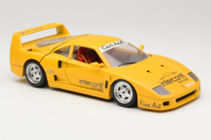 Ferrari F40 Interconti Car HiFi Amarelo Bburago 1:18 3032-I1 Metal - imagem 6 de 8