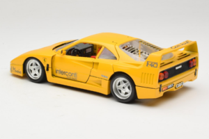 Ferrari F40 Interconti Car HiFi Amarelo Bburago 1:18 3032-I1 Metal - imagem 7 de 8