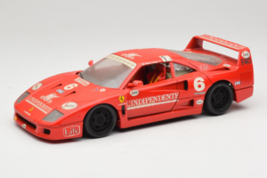 Ferrari F40 #6 V. Colombo L'Indipendente Vermelho 1987 Bburago 1:18 3032-L1 Metal