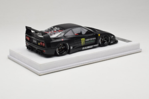 Ferrari F40 LB Works Monster Energy Matt Black BBA 1:18 REMC026 Resina - imagem 3 de 7