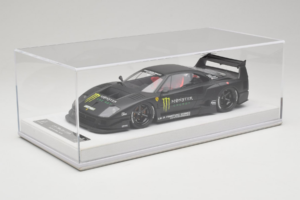 Ferrari F40 LB Works Monster Energy Matt Black BBA 1:18 REMC026 Resina - imagem 6 de 7