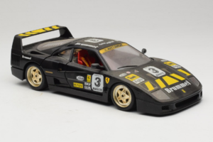 Ferrari F40 Magneti Marelli #3 Preto Bburago 1:18 3022-B1 Metal - imagem 6 de 8