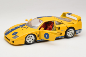 Ferrari F40 #1 Amarelo Bauer Edição Limitada 100 unidades Bburago 1:18 BSR001 Metal - imagem 2 de 8