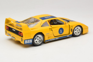 Ferrari F40 #1 Amarelo Bauer Edição Limitada 100 unidades Bburago 1:18 BSR001 Metal - imagem 3 de 8