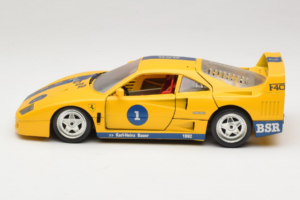 Ferrari F40 #1 Amarelo Bauer Edição Limitada 100 unidades Bburago 1:18 BSR001 Metal - imagem 4 de 8