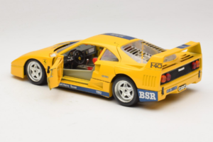 Ferrari F40 #1 Amarelo Bauer Edição Limitada 100 unidades Bburago 1:18 BSR001 Metal - imagem 5 de 8