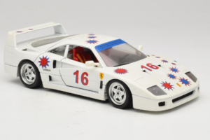 Ferrari F40 #16 Borsenmodells Branco Limited Edition 333 pcs 1987 Bburago 1:18 3332-W1 Metal - imagem 6 de 8