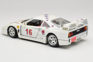 Ferrari F40 #16 Borsenmodells Branco Limited Edition 333 pcs 1987 Bburago 1:18 3332-W1 Metal - imagem 7 de 8