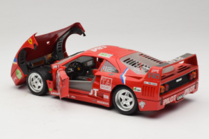 Ferrari F40 LM Pilot #34 Ferte / Thavenin / Palau 24 Hours of Le Mans 1995 Vermelho Bburago 1:18 3032-P3 Metal - imagem 5 de 8