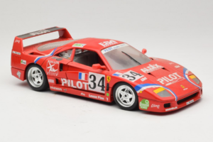 Ferrari F40 LM Pilot #34 Ferte / Thavenin / Palau 24 Hours of Le Mans 1995 Vermelho Bburago 1:18 3032-P3 Metal - imagem 6 de 8