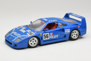 Ferrari F40 Pilot #56 Azul Bburago 1:18 3332-BL1 Metal