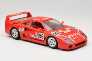 Ferrari F40 #56 Pilot Vermelho 1987 Bburago 1:18 3332-P2 Metal - imagem 6 de 8