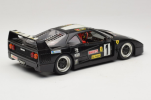 Ferrari F40 Pirelli Agip #1 Preto Bburago 1:18 3332-B1 Metal - imagem 3 de 8