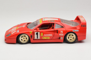 Ferrari F40 Pirelli Agip #1 Ferrari Club Italia Vermelho Bburago 1:18 3032-P2 Metal - imagem 4 de 8