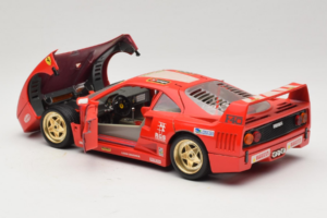 Ferrari F40 Evoluzione #1 Pirelli Agip Vermelho com Rodas Douradas 1992 Bburago 1:18 3042-P2 Metal - imagem 5 de 8