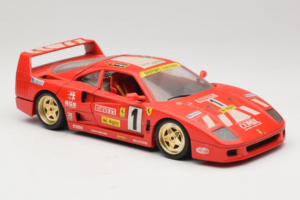 Ferrari F40 Evoluzione #1 Pirelli Agip Vermelho com Rodas Douradas 1992 Bburago 1:18 3042-P2 Metal - imagem 6 de 8