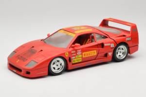 Ferrari F40 Pirelli BBS Vermelho Bburago 1:18 3032-P4 Metal