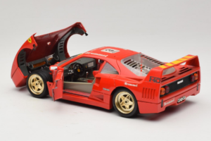 Ferrari F40 #3 Pirelli Vermelho 1987 Bburago 1:18 3332-P4 Metal - imagem 5 de 8