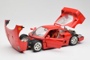 Ferrari F40 Vermelho Bburago 1:18 3032 Metal - imagem 2 de 8