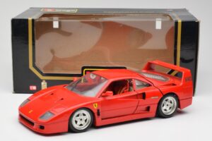 Ferrari F40 Vermelho Bburago 1:18 3032 Metal - imagem 8 de 8
