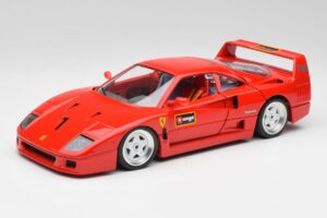 Ferrari F40 Vermelho Bburago 1:18 3332 Metal