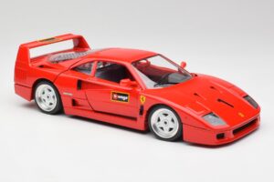 Ferrari F40 Vermelho Bburago 1:18 3332 Metal - imagem 6 de 8