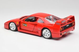 Ferrari F40 Vermelho Bburago 1:18 3332 Metal - imagem 7 de 8