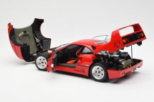 Ferrari F40 Vermelho Kyosho 1:18 08416R2 Metal - imagem 7 de 10