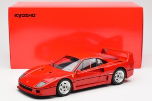 Ferrari F40 Vermelho Kyosho 1:18 08416R2 Metal - imagem 10 de 10