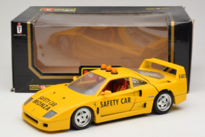 Ferrari F40 Safety Car Amarelo Bburago 1:18 3032-Y2 Metal - imagem 8 de 8