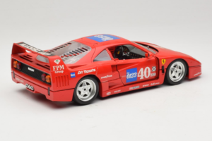 Ferrari F40 #40 the0123 Vermelho 1987 Bburago 1:18 3332-P5 Metal - imagem 3 de 8