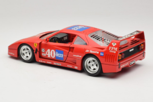 Ferrari F40 #40 the0123 Vermelho 1987 Bburago 1:18 3332-P5 Metal - imagem 7 de 8