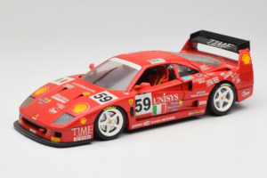 Ferrari F40 LM Unisys #59 Ota / P. Nappi / R. Donovan 24 Hours of Le Mans 1996 Bburago 1:18 3032-U1 Metal