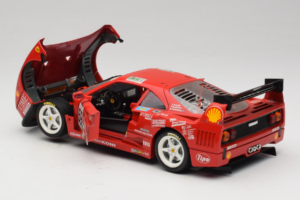 Ferrari F40 LM Unisys #59 Ota / P. Nappi / R. Donovan 24 Hours of Le Mans 1996 Bburago 1:18 3032-U1 Metal - imagem 5 de 8