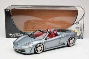 Ferrari F430 Spider Blue Metallic Hot Wheels 1:18 H3074 Metal - imagem 8 de 8