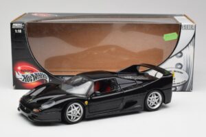 Ferrari F50 Preto Hot Wheels 1:18 23910 Metal - imagem 8 de 8