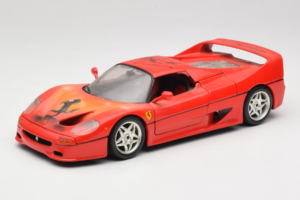Ferrari F50 Braccio & Gotz M. Schumacher Edição Assinatura Bburago 1:18 MS Metal