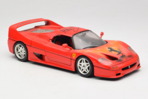 Ferrari F50 Braccio & Gotz M. Schumacher Edição Assinatura Bburago 1:18 MS Metal - imagem 6 de 8